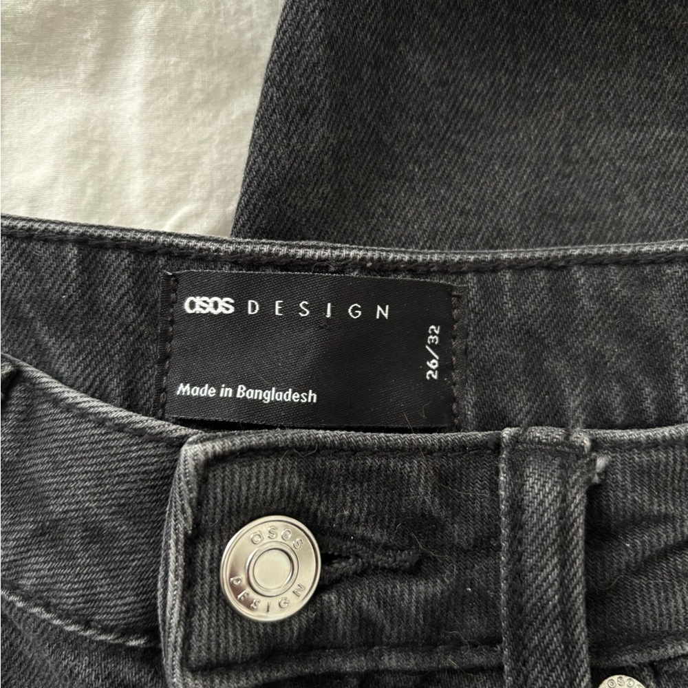 ASOS High Rise Black Jeans - Picture 3 of 4